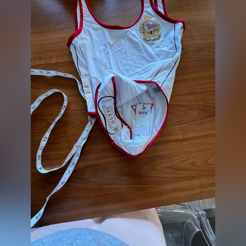 GUESS Baywatch Style One Piece Swimsuit L NWT - Picture 7 of 9